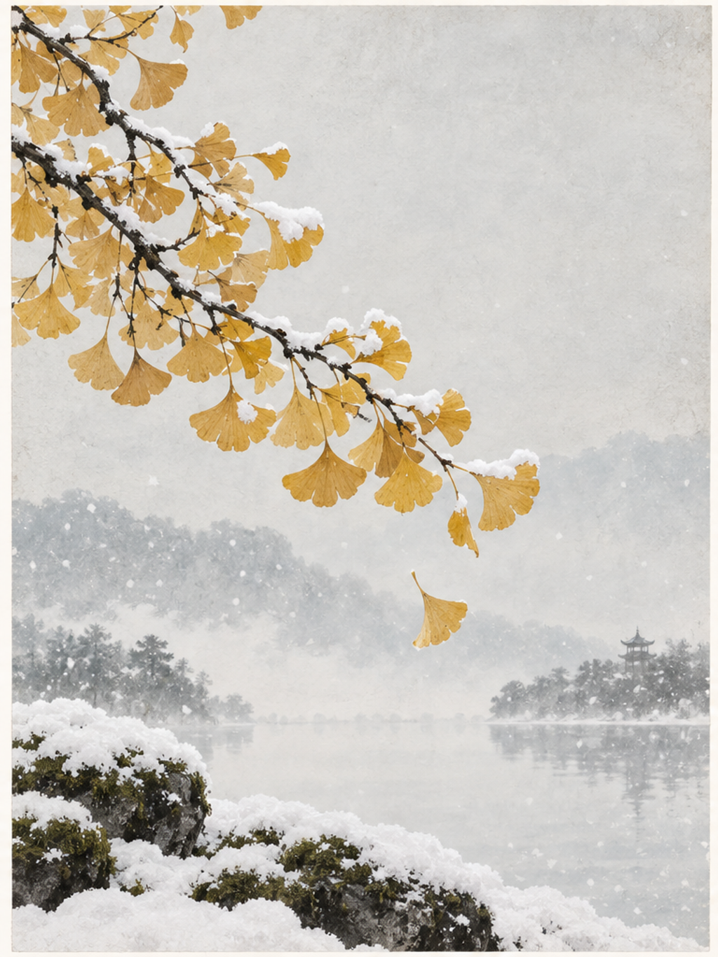 Ginkgo First Snow