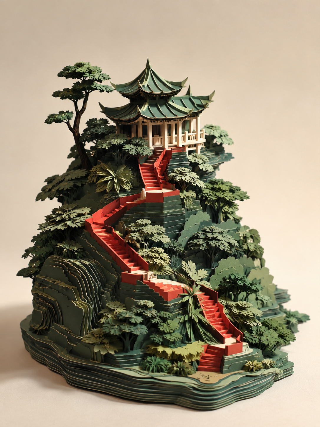纸上山亭