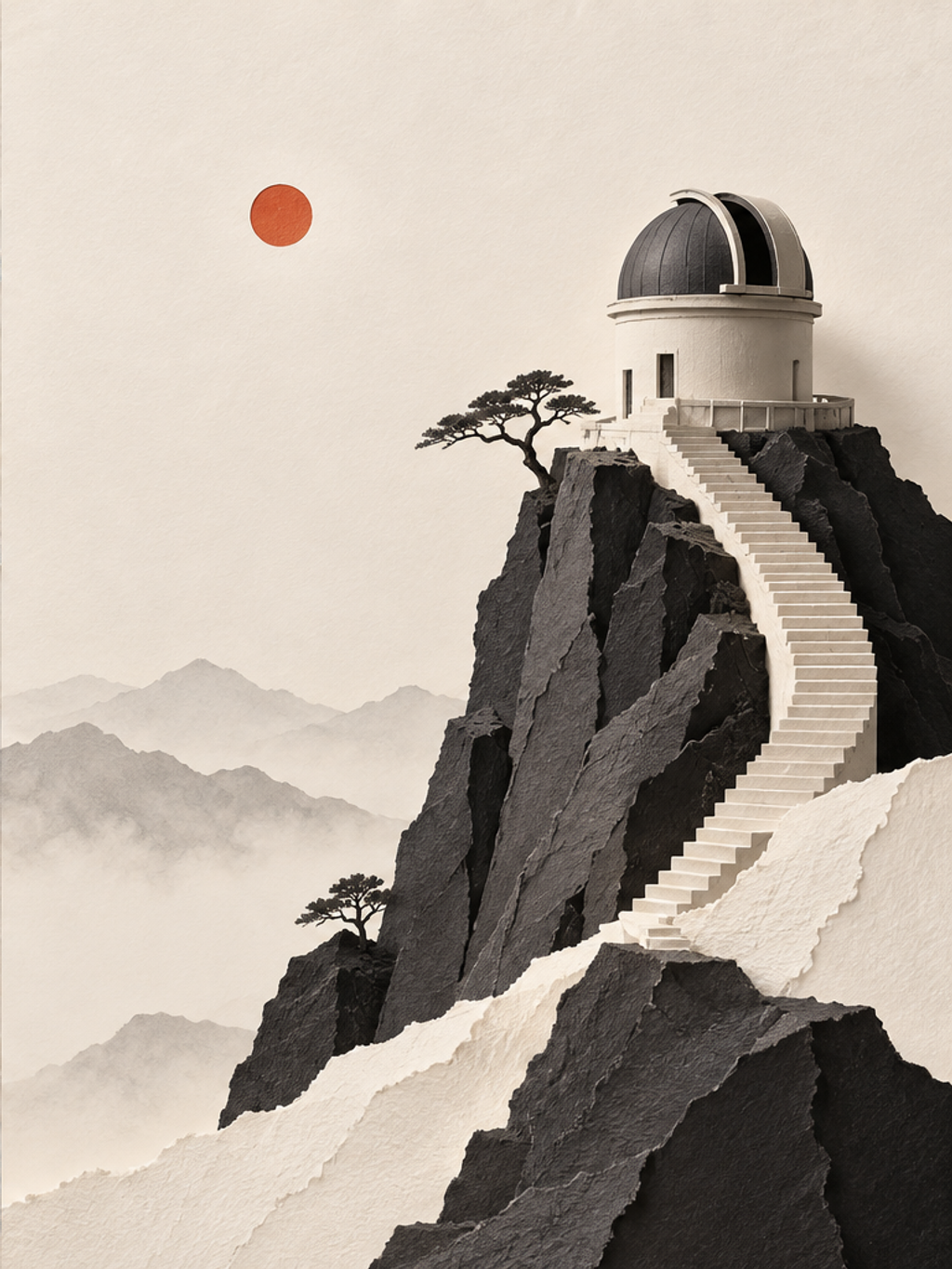 Silent Observatory Paper Realm