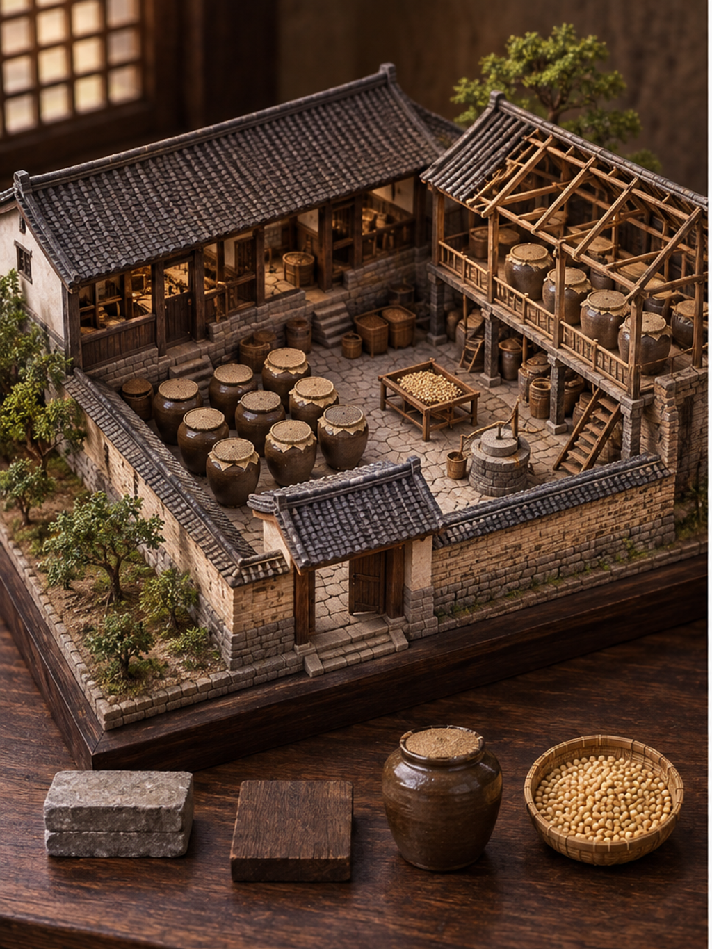 酱坊院落微缩