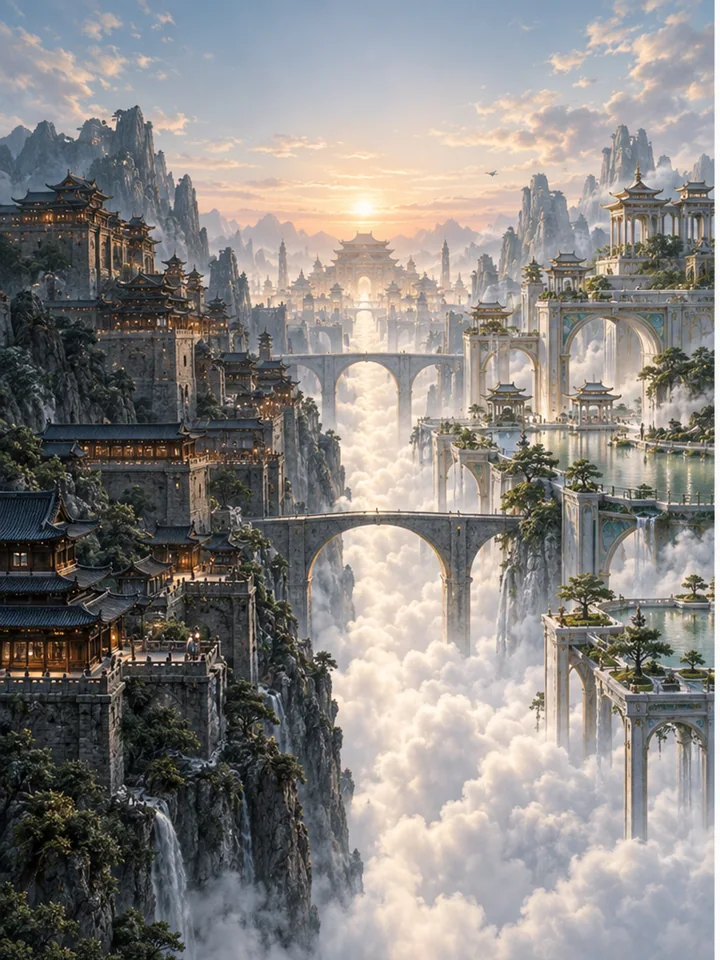 天阙双城 - 东方天宫时空城市