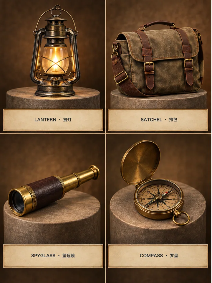 Character Prop Recognition Cards