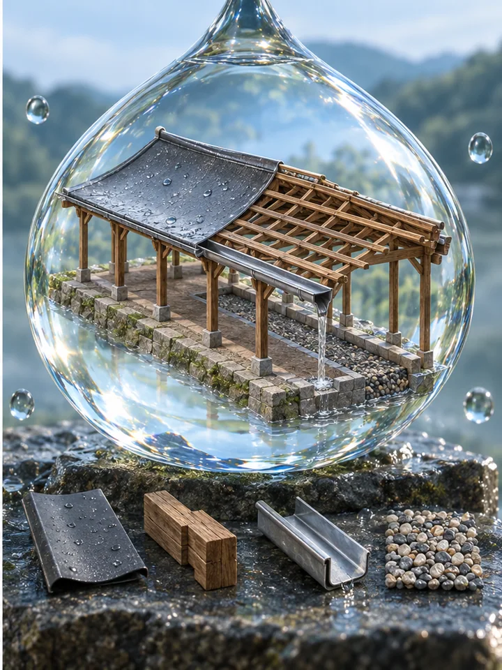 雨滴廊亭营造