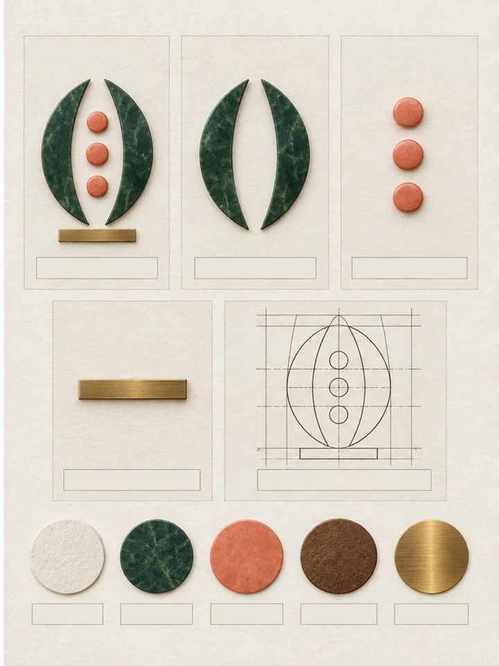 Herbarium: Symbol Logic - Oriental botanical gift identity