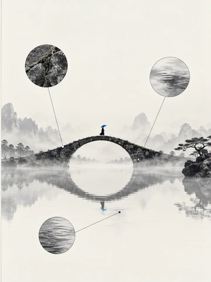 墨桥水面标本