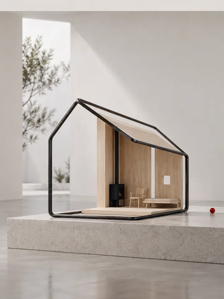 One-Line Cabin Miniature