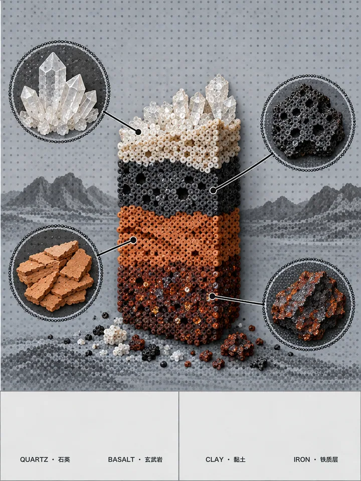 Mineral Strata Bead Atlas
