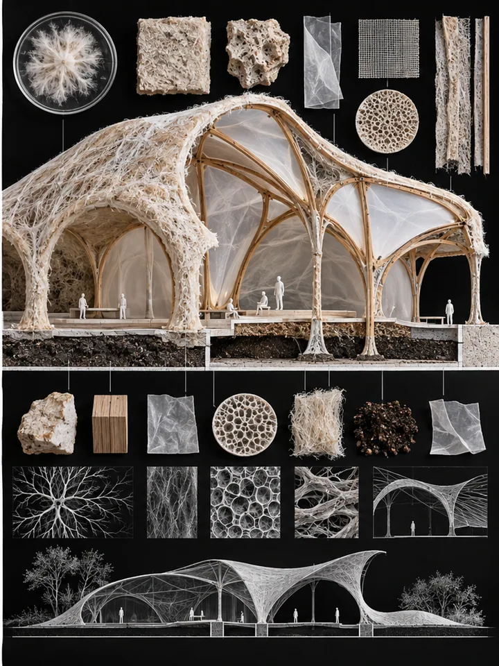 Mycelium Pavilion Specimen
