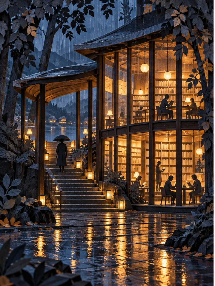 雨读纸亭