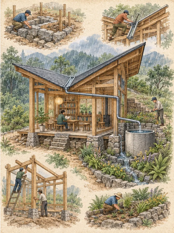 雨水书屋营造图