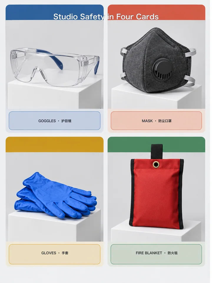 Studio Safety in Four Cards