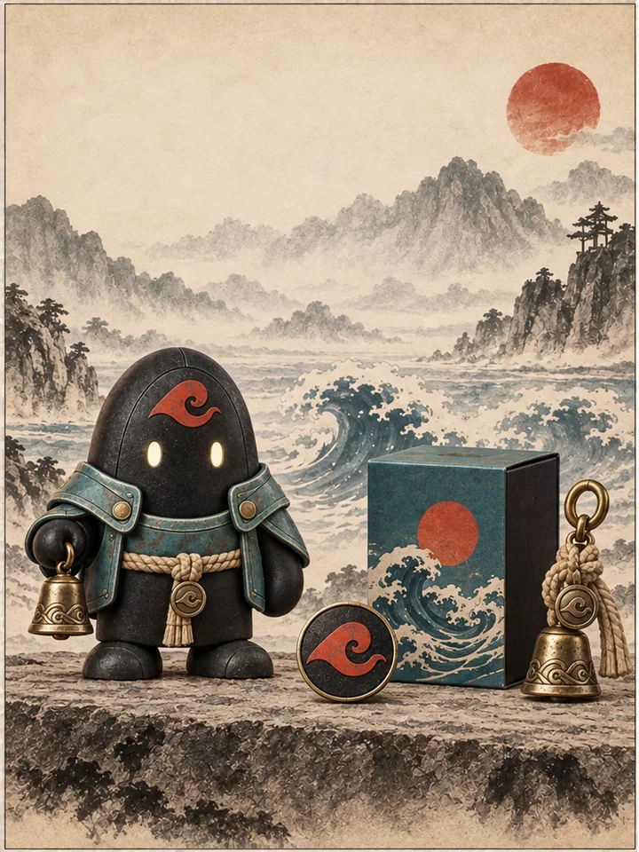 Tidekeeper: Product & Packaging - Opera-ink geometric IP